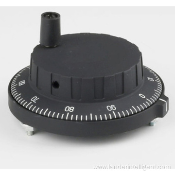 80mm Black Plastic 100PPR Handwheel MPG Pulse Generator